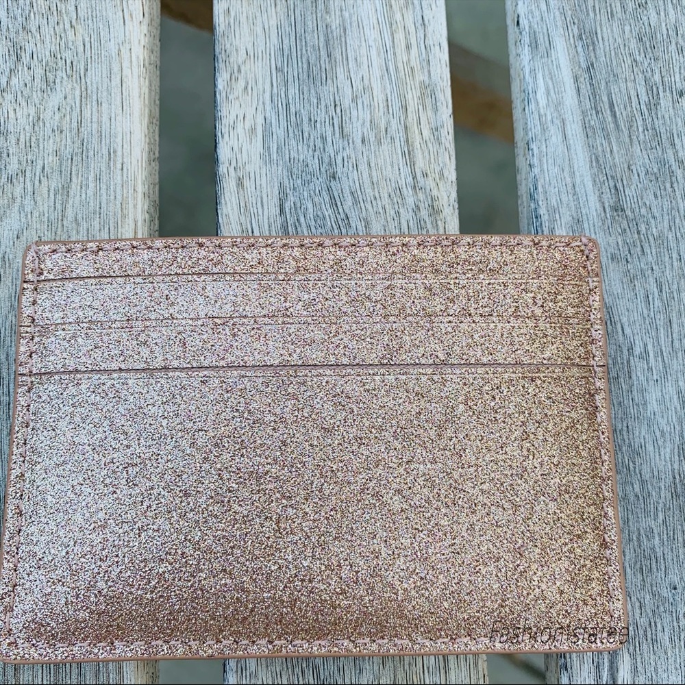 Kate spade Joeley Holiday 2019 card Holder Gold - Picture 3 of 5